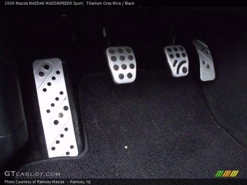 Titanium Gray Mica / Black 2006 Mazda MAZDA6 MAZDASPEED6 Sport