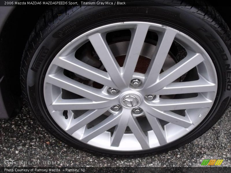 Titanium Gray Mica / Black 2006 Mazda MAZDA6 MAZDASPEED6 Sport