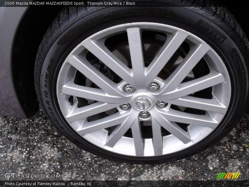 Titanium Gray Mica / Black 2006 Mazda MAZDA6 MAZDASPEED6 Sport