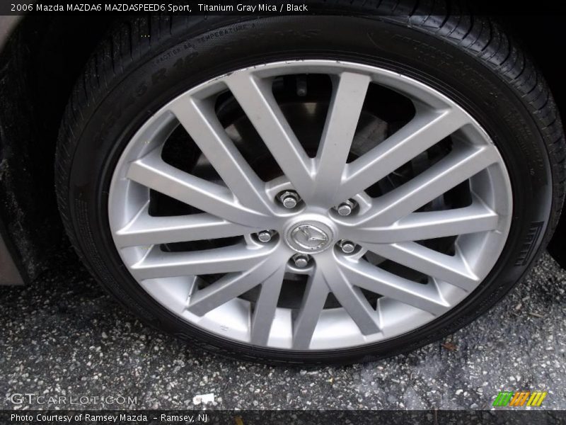 Titanium Gray Mica / Black 2006 Mazda MAZDA6 MAZDASPEED6 Sport