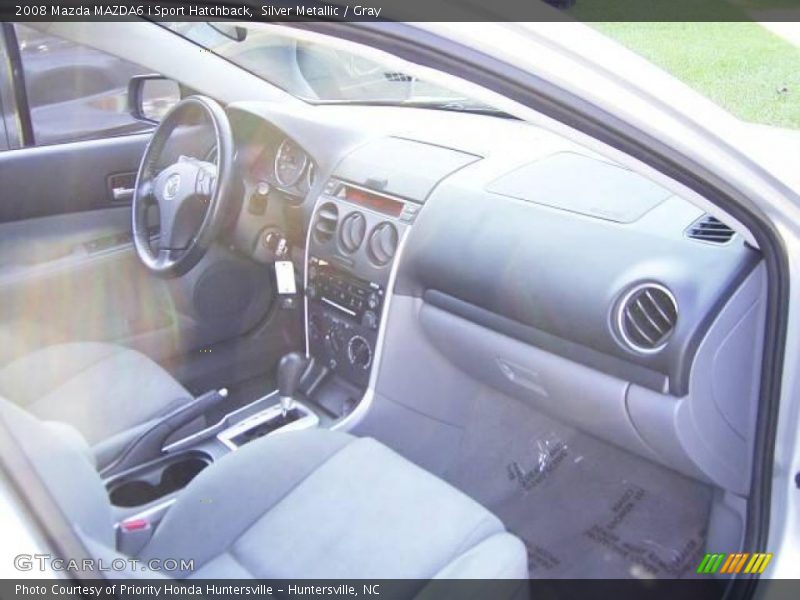 Silver Metallic / Gray 2008 Mazda MAZDA6 i Sport Hatchback