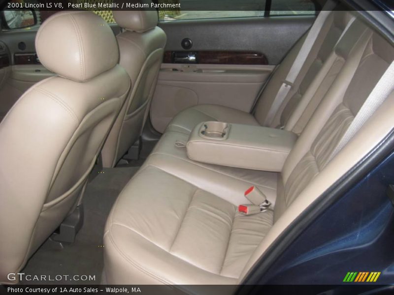 Pearl Blue Metallic / Medium Parchment 2001 Lincoln LS V8