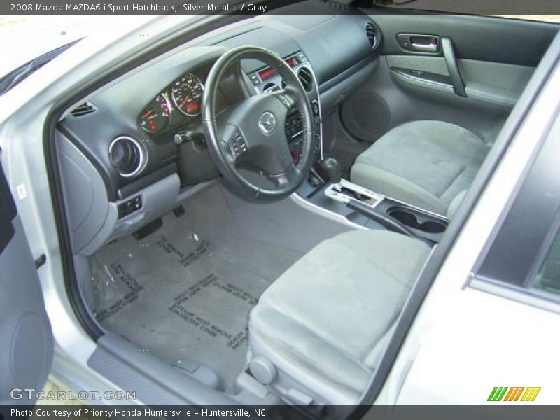 Silver Metallic / Gray 2008 Mazda MAZDA6 i Sport Hatchback