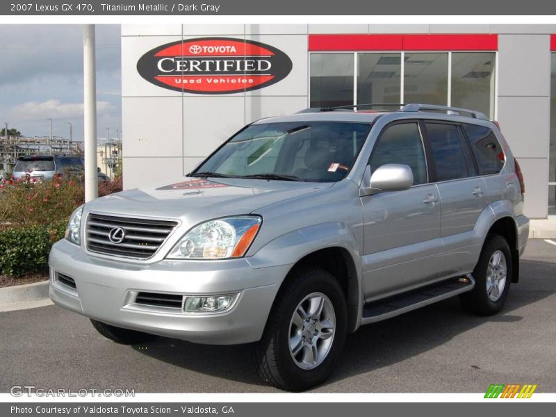Titanium Metallic / Dark Gray 2007 Lexus GX 470