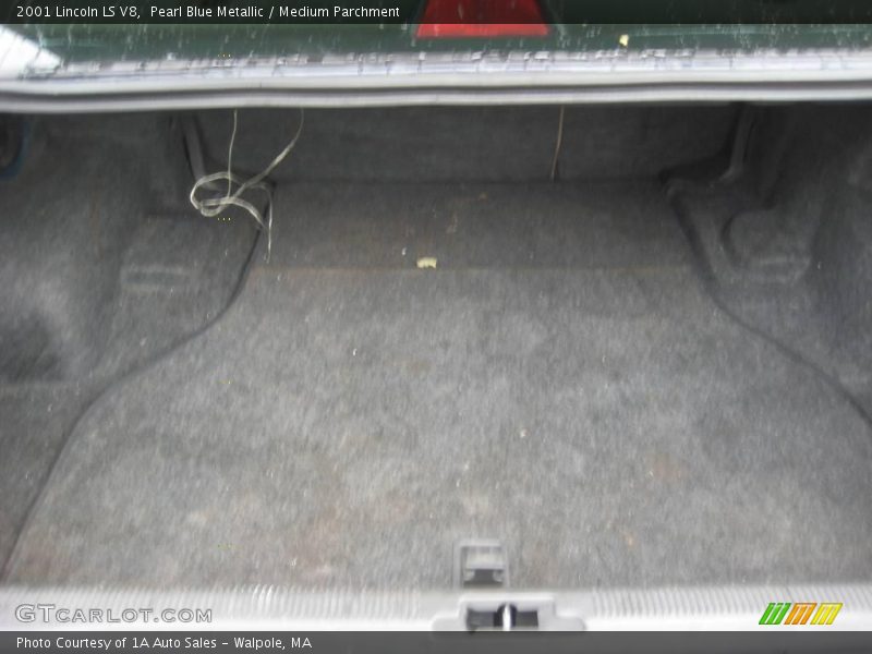Pearl Blue Metallic / Medium Parchment 2001 Lincoln LS V8