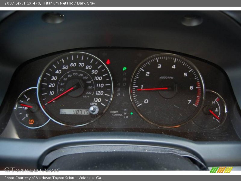 Titanium Metallic / Dark Gray 2007 Lexus GX 470
