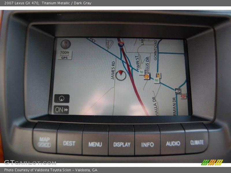 Titanium Metallic / Dark Gray 2007 Lexus GX 470
