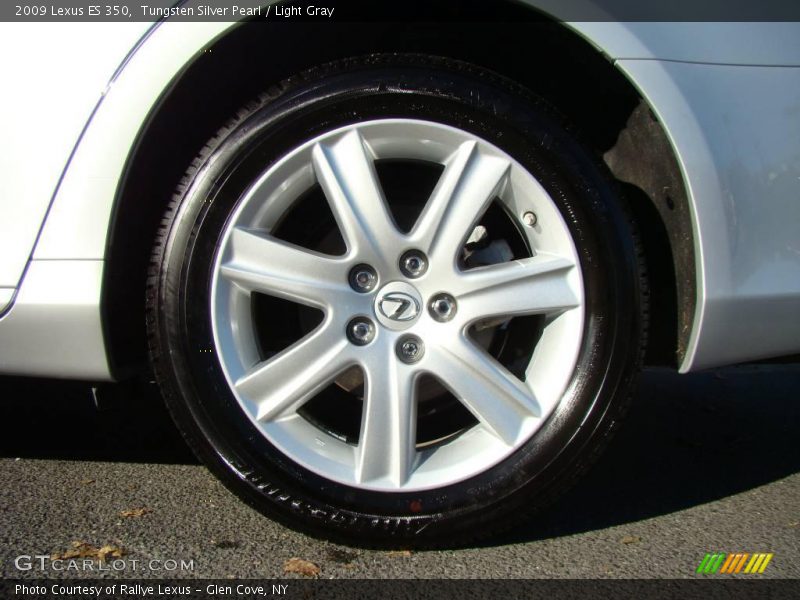 Tungsten Silver Pearl / Light Gray 2009 Lexus ES 350