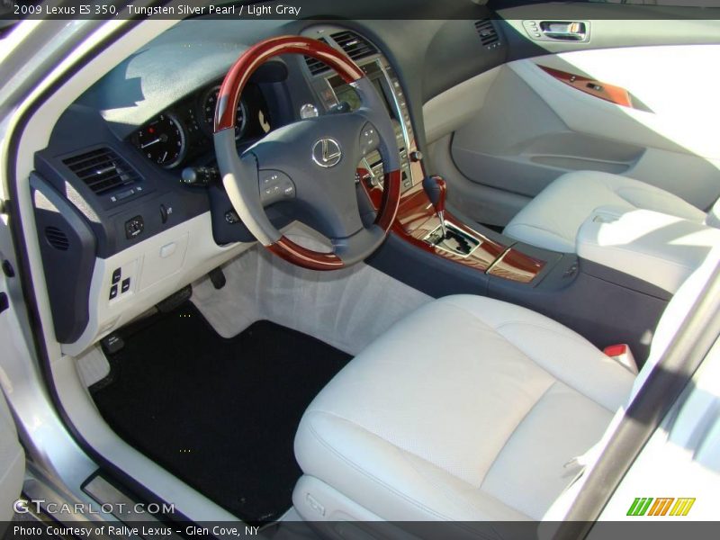 Tungsten Silver Pearl / Light Gray 2009 Lexus ES 350