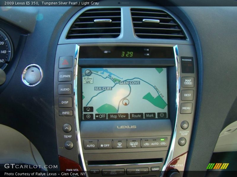 Tungsten Silver Pearl / Light Gray 2009 Lexus ES 350