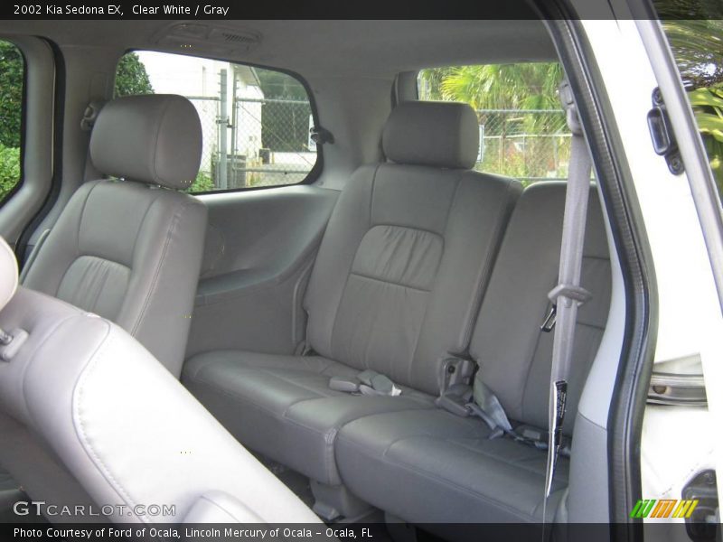 Clear White / Gray 2002 Kia Sedona EX