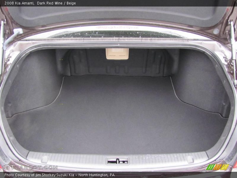 Dark Red Wine / Beige 2008 Kia Amanti