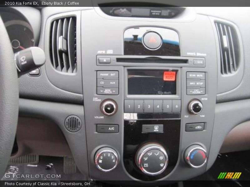 Ebony Black / Coffee 2010 Kia Forte EX