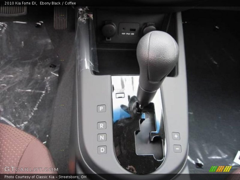 Ebony Black / Coffee 2010 Kia Forte EX