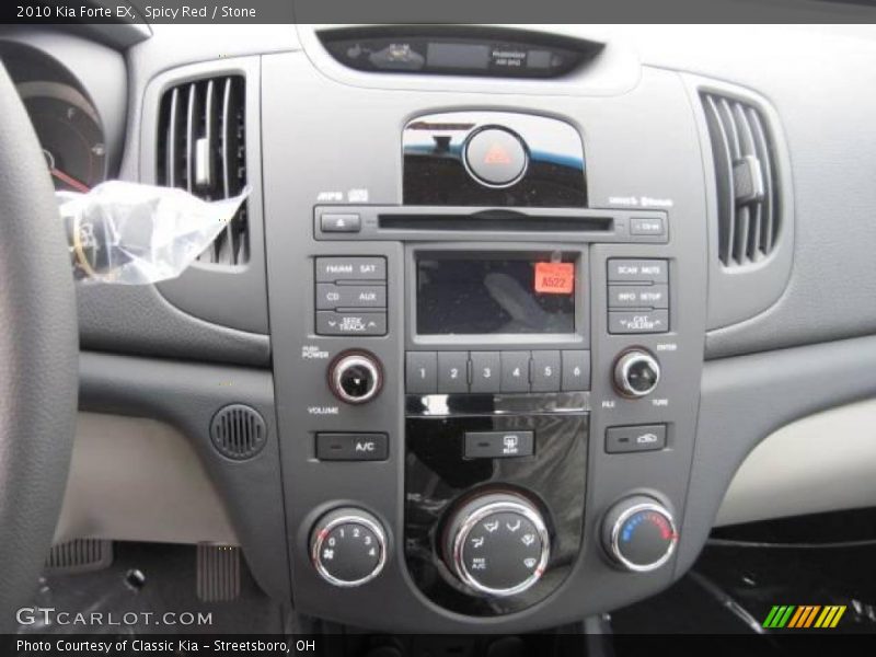 Spicy Red / Stone 2010 Kia Forte EX