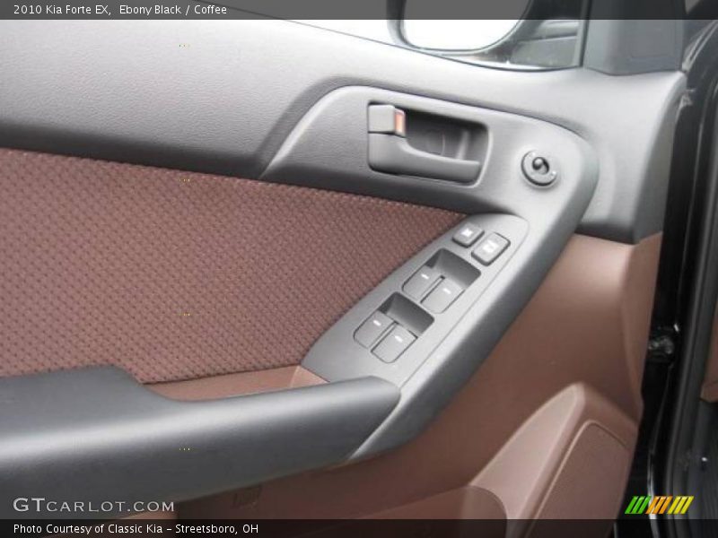 Ebony Black / Coffee 2010 Kia Forte EX