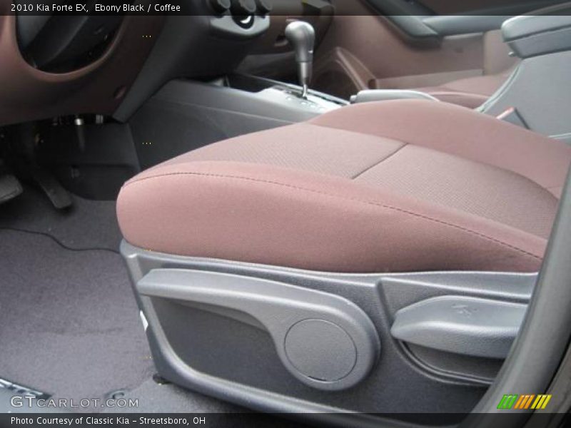 Ebony Black / Coffee 2010 Kia Forte EX