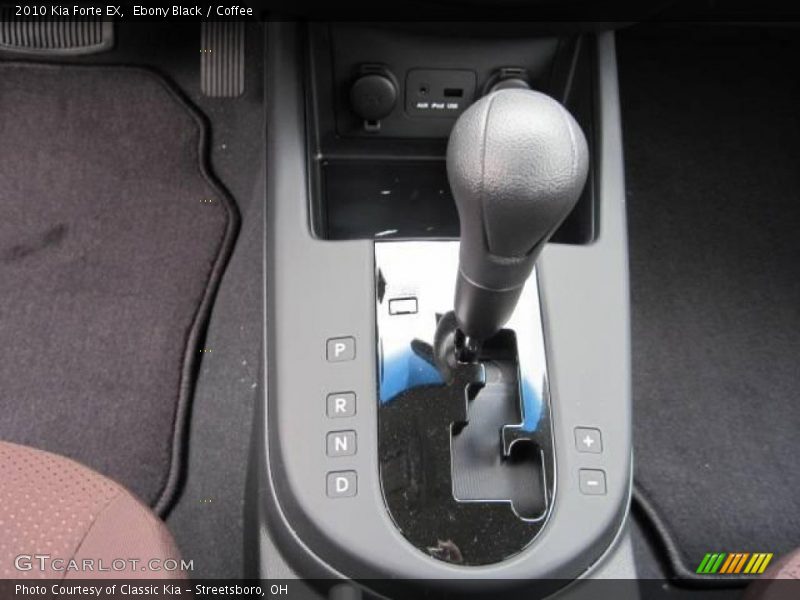 Ebony Black / Coffee 2010 Kia Forte EX
