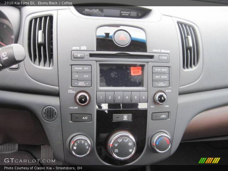Ebony Black / Coffee 2010 Kia Forte EX
