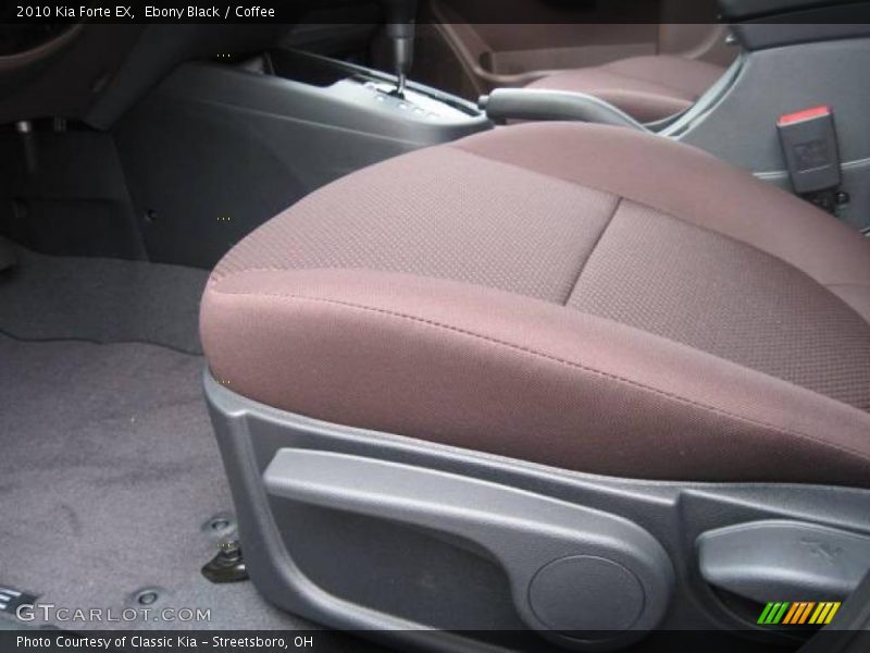 Ebony Black / Coffee 2010 Kia Forte EX