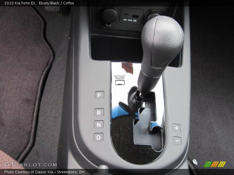 Ebony Black / Coffee 2010 Kia Forte EX