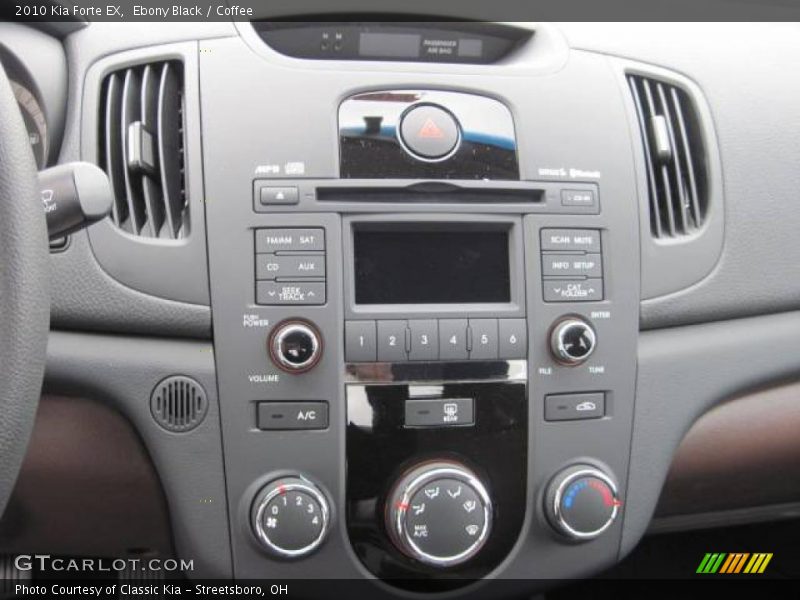 Ebony Black / Coffee 2010 Kia Forte EX