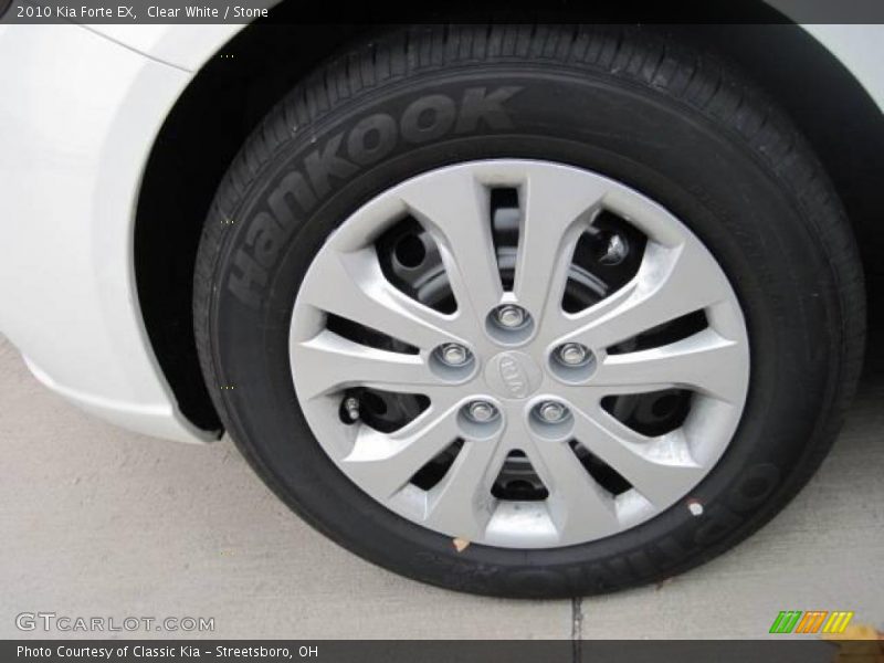 Clear White / Stone 2010 Kia Forte EX