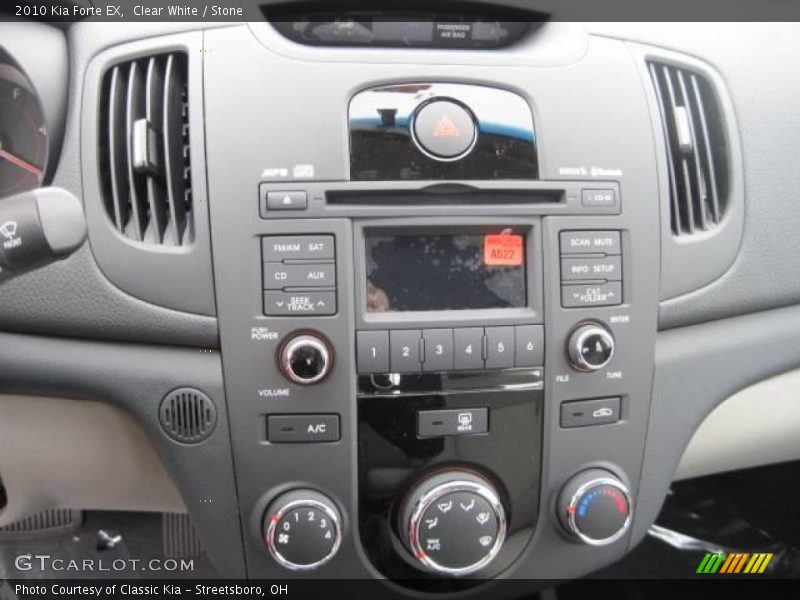 Clear White / Stone 2010 Kia Forte EX