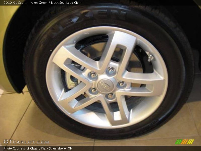 Alien Green / Black Soul Logo Cloth 2010 Kia Soul +