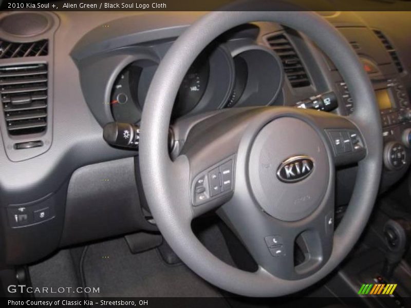 Alien Green / Black Soul Logo Cloth 2010 Kia Soul +