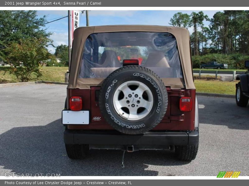 Sienna Pearl / Camel 2001 Jeep Wrangler Sport 4x4