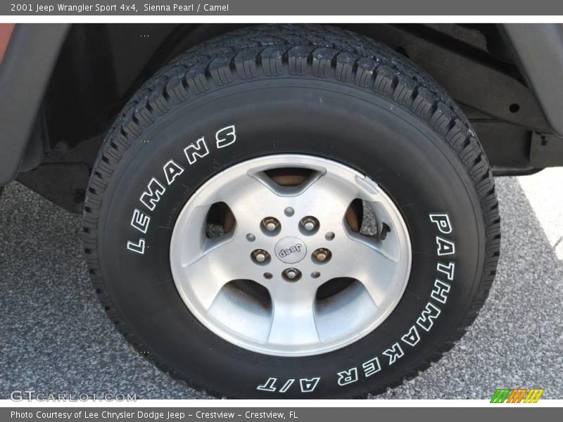 Sienna Pearl / Camel 2001 Jeep Wrangler Sport 4x4