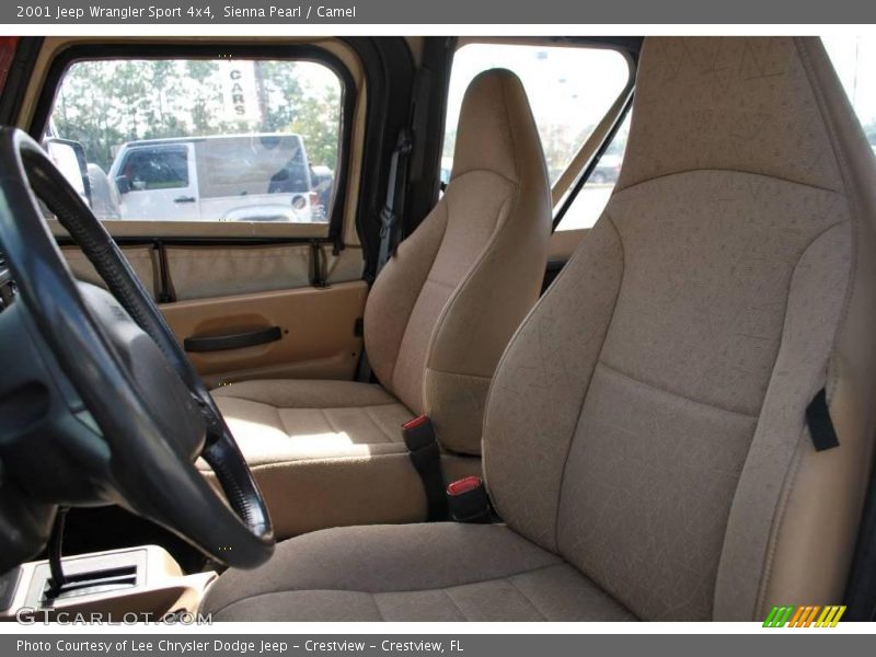 Sienna Pearl / Camel 2001 Jeep Wrangler Sport 4x4