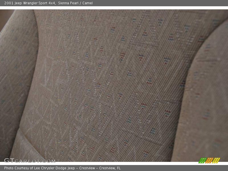 Sienna Pearl / Camel 2001 Jeep Wrangler Sport 4x4
