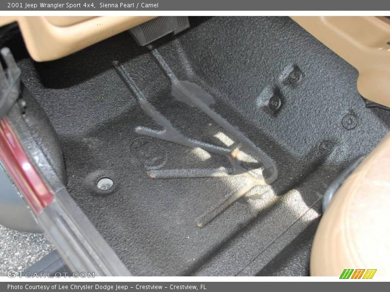 Sienna Pearl / Camel 2001 Jeep Wrangler Sport 4x4
