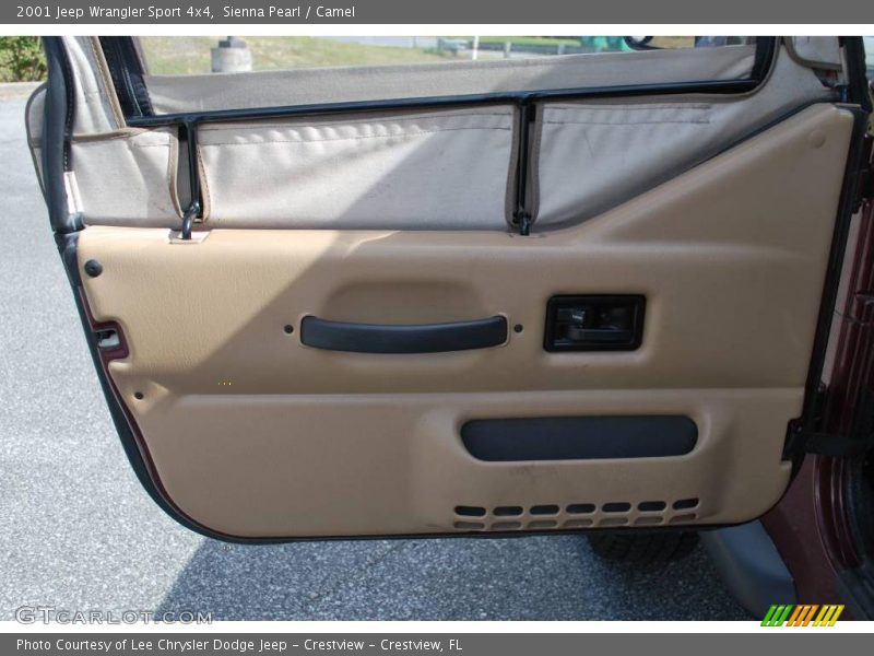 Sienna Pearl / Camel 2001 Jeep Wrangler Sport 4x4