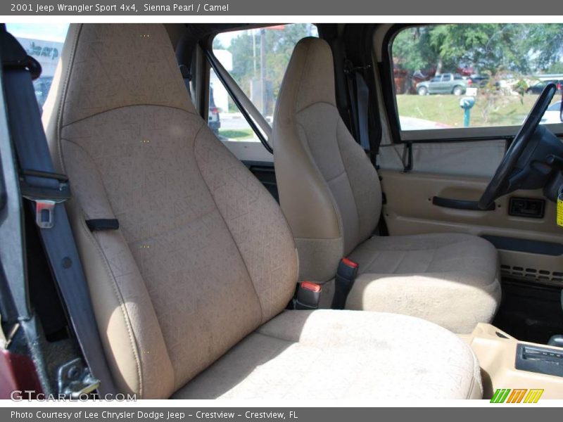Sienna Pearl / Camel 2001 Jeep Wrangler Sport 4x4