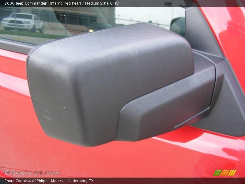 Inferno Red Pearl / Medium Slate Gray 2006 Jeep Commander