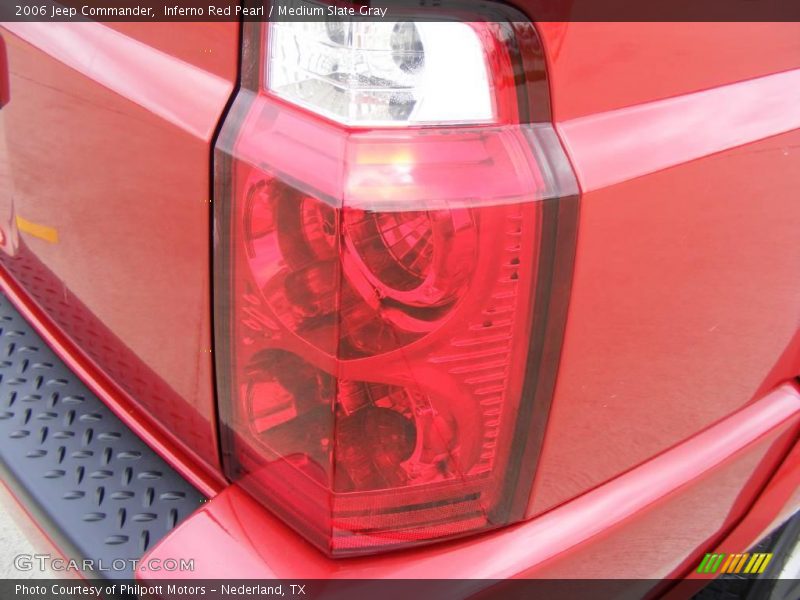 Inferno Red Pearl / Medium Slate Gray 2006 Jeep Commander