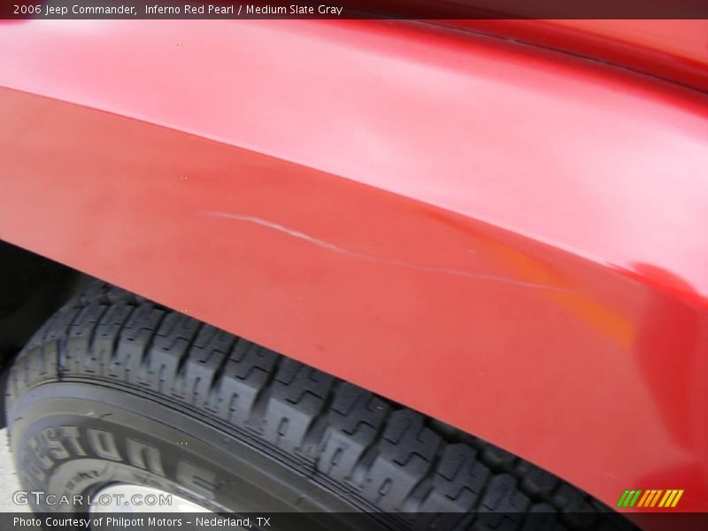Inferno Red Pearl / Medium Slate Gray 2006 Jeep Commander