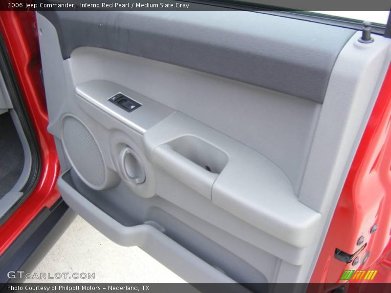Inferno Red Pearl / Medium Slate Gray 2006 Jeep Commander