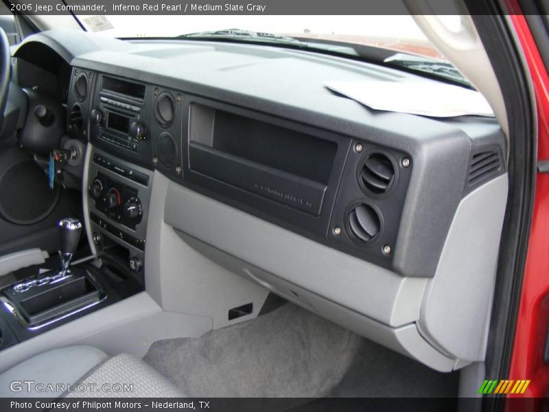 Inferno Red Pearl / Medium Slate Gray 2006 Jeep Commander
