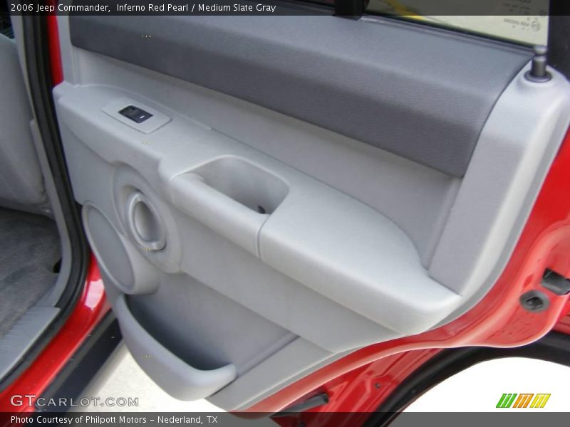Inferno Red Pearl / Medium Slate Gray 2006 Jeep Commander