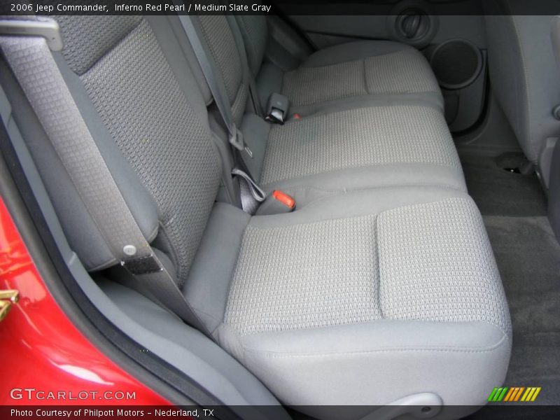 Inferno Red Pearl / Medium Slate Gray 2006 Jeep Commander