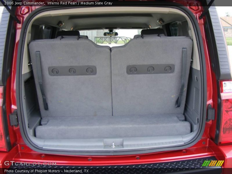Inferno Red Pearl / Medium Slate Gray 2006 Jeep Commander