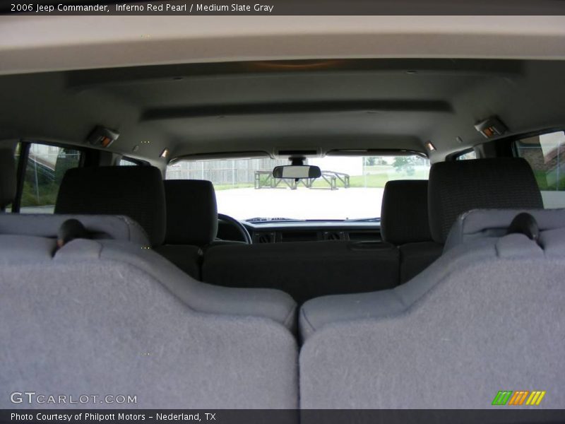 Inferno Red Pearl / Medium Slate Gray 2006 Jeep Commander