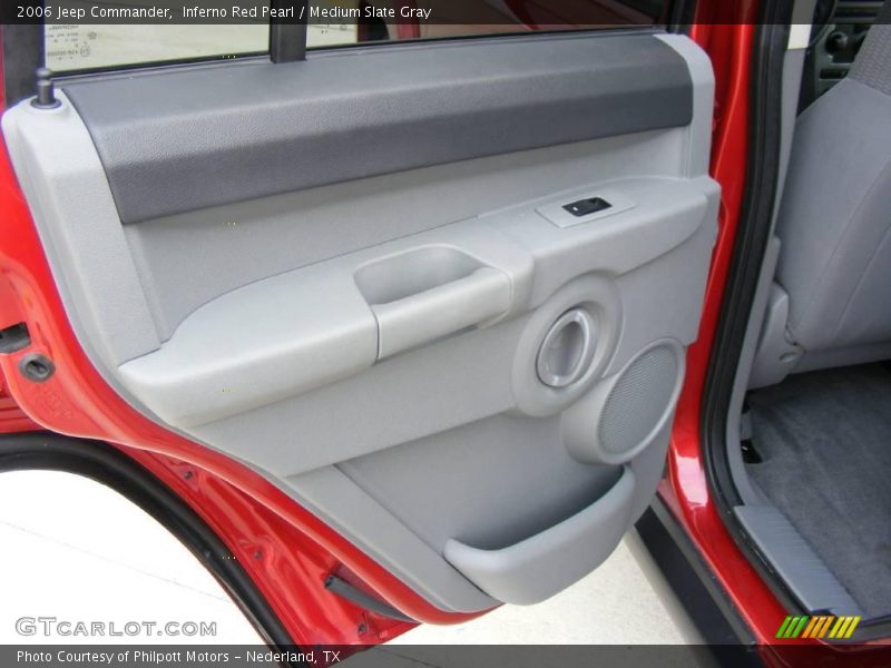 Inferno Red Pearl / Medium Slate Gray 2006 Jeep Commander
