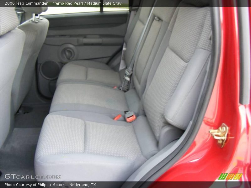 Inferno Red Pearl / Medium Slate Gray 2006 Jeep Commander