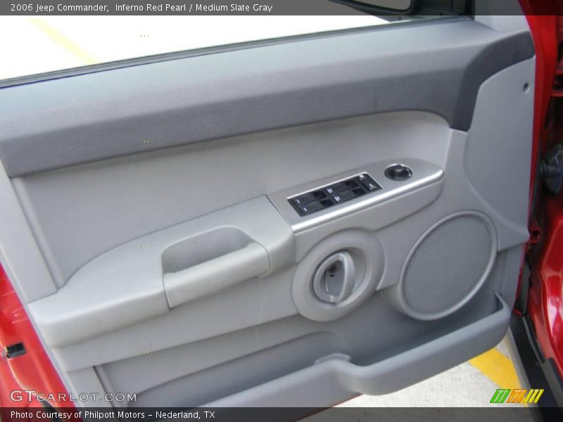 Inferno Red Pearl / Medium Slate Gray 2006 Jeep Commander