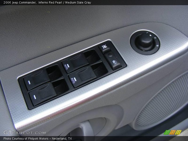 Inferno Red Pearl / Medium Slate Gray 2006 Jeep Commander